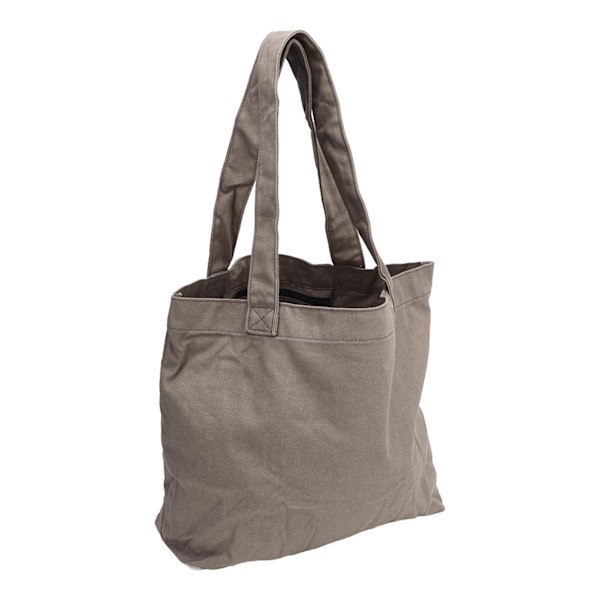Yogamåtte Bæretaske Bærbar opbevaring Canvas Carryall Skuldertaske 2 lag med lynlås Grå