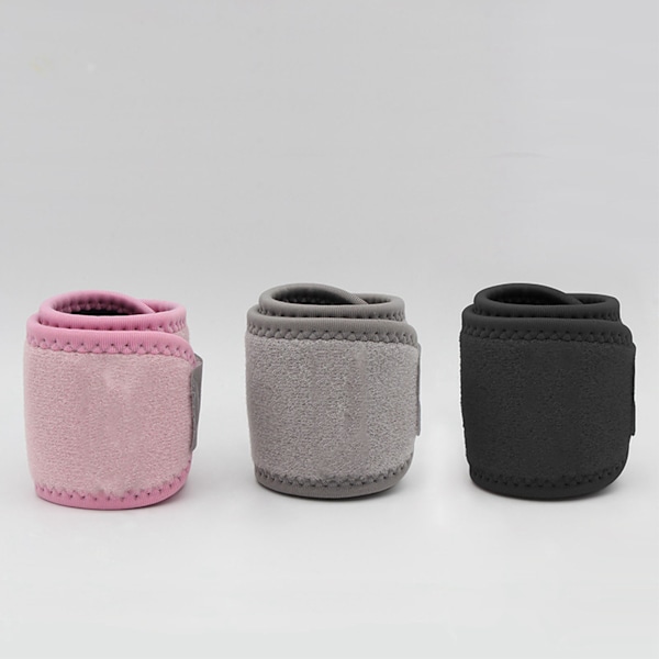 Rannetuki Andas-vuori Koukku ja silmukka Kestävä nylon Pehmeä mukava ranteen kompressiohihna urheiluun ulkoiluun vaaleanpunainen