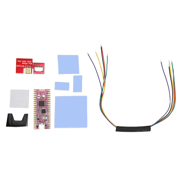 For RPi Pico Fleksibelt Mikrostyringskort Dobbelkjerne 264KB ARM Cortex M0+Prosessor med SD2SP2 SDLoad SDL Adapter Rød