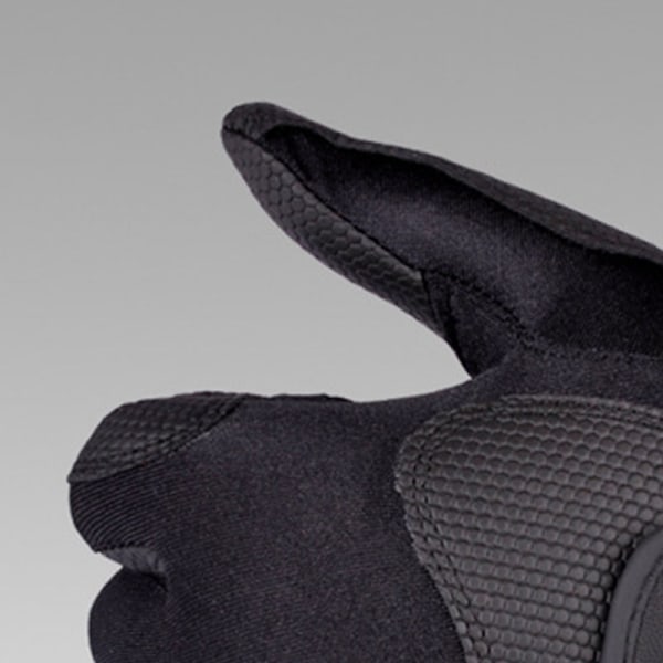 Golf vänsterhandshandske polyester hög elasticitet Andas tvättbar enkel golfhandske för män kvinnor Svart M