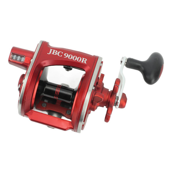 Baitcasting fiskehjul med nummerdisplay Metal fiskelinehjul til flod sø JBC9000R