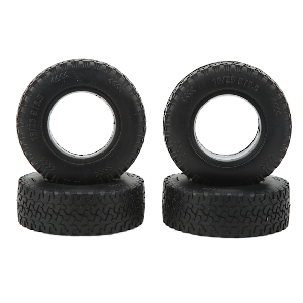 4 stk 1,55 tommer myke gummihjul for Tamiya CC01 LC70 LC80 1/18 Air UTB18 Capra fjernkontroll biloppgraderingsdel