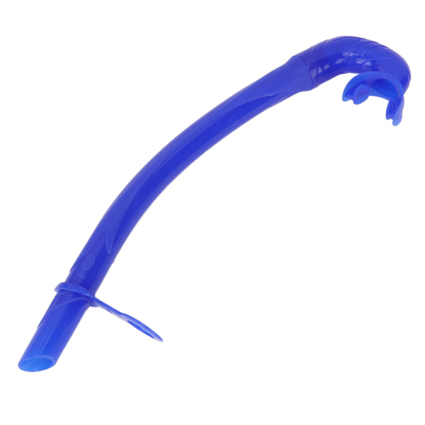 Dykkersnorkel Foldbar Lugtfri silikone L-form 38cm Blød fridykning Vådsnorkel til træning Blå