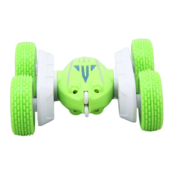 2,4 GHz Stunt RC Bil 360° Rotation Anti Collision Fjärrkontroll Elektrisk Mini Dubbelsidig Stunt Bil Grön