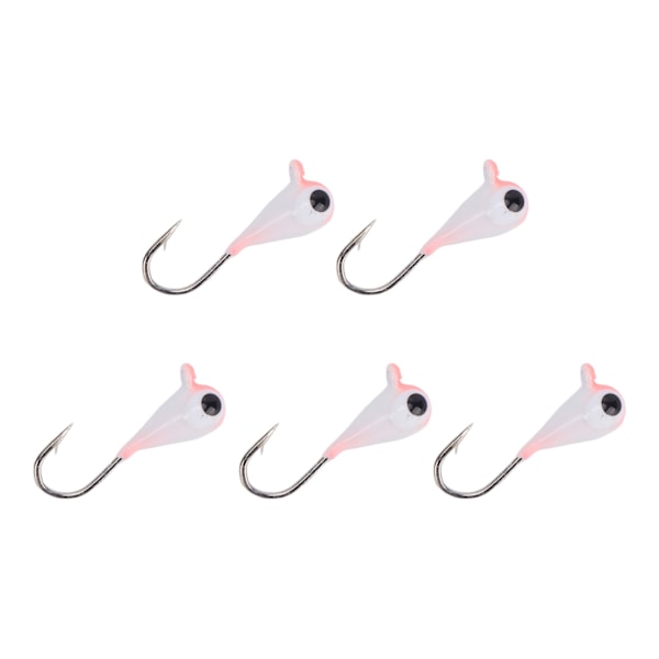 5 kpl Talvikalastus Jigit Sarja Jääkalastuskoukut Viehe ahvenelle Crappie 3mm
