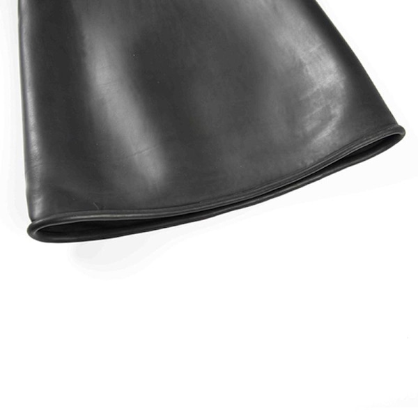 Gummipartikel sandblæsehandsker 65cm latex beskyttelseshandsker sandblæsemaskine dedikeret industriel slidstærk sort fortykket