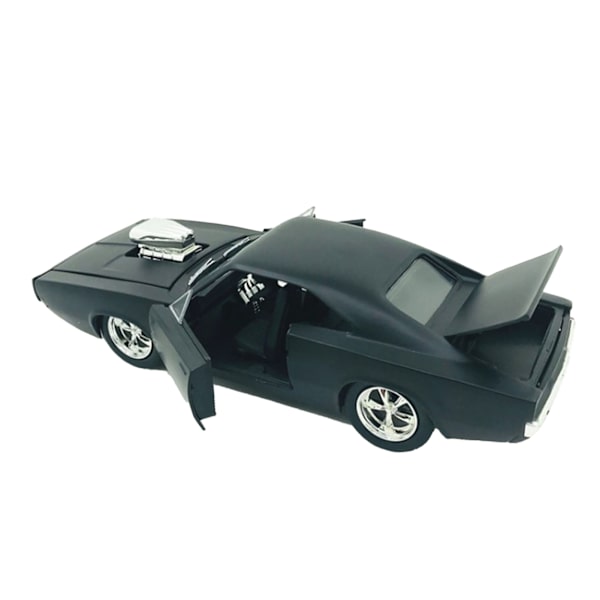 Bilmodell for barn og voksne Legering Metall 1:24 Modell Billeke for hjemmeinnredning Svart