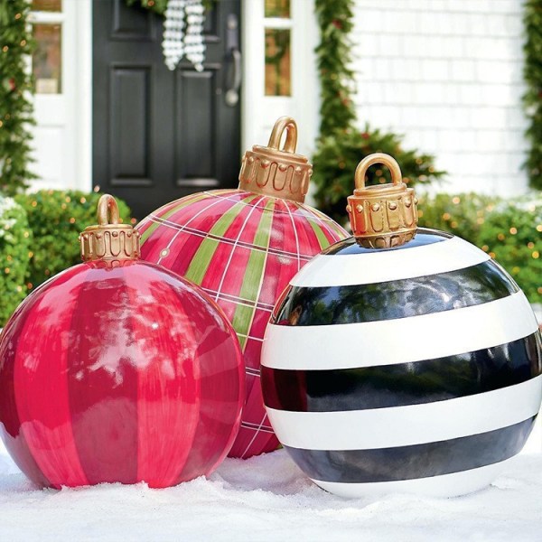 PVC uppblåsbar julkula - Uppblåsbar juldekoration utomhus (2#)