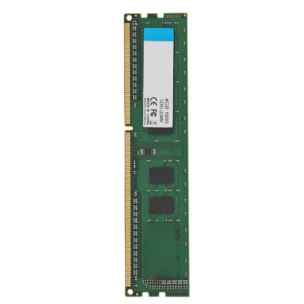DDR3 UDIMM 1600MHz RAM 64-bittinen leveys 40-nastainen dataliitäntä Plug and Play Ammattimainen kannettavan tietokoneen RAM PC:lle 4GB
