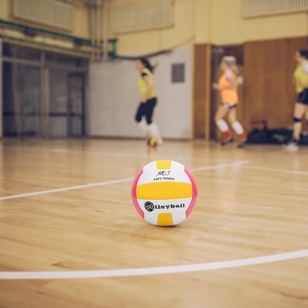 LEIJAIER PU Butyl Liner Volleyball til Træning og Konkurrence (Pink)