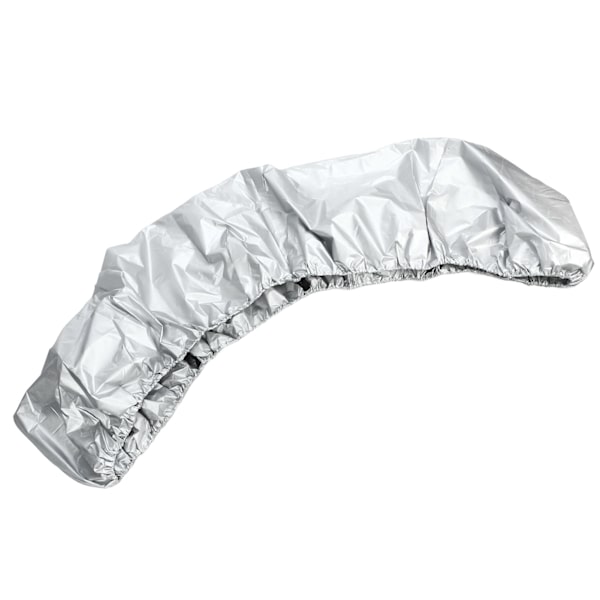 Bådovertræk Oxford Cloth Kajak Kano Båd Vandtæt Ultraviolet Resistent Støv Cover Shield Sølv 2,6-3m