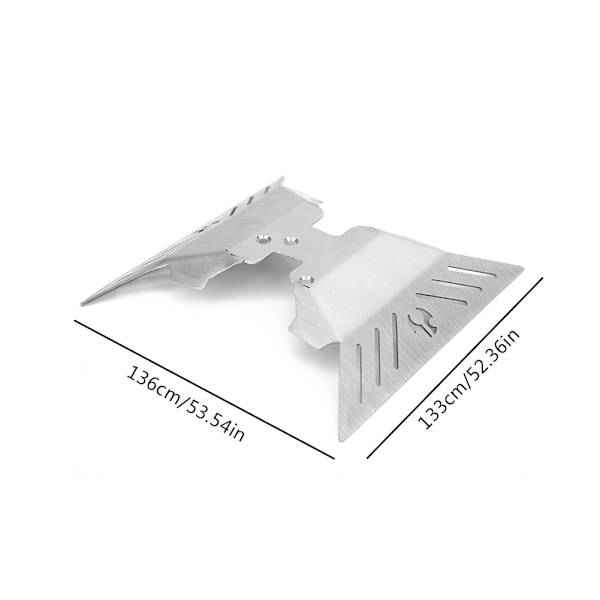 Chassisbeskyttelsesplate for for- og bakaksel som passer til Axial Capra AXI232006 RC-bildeler