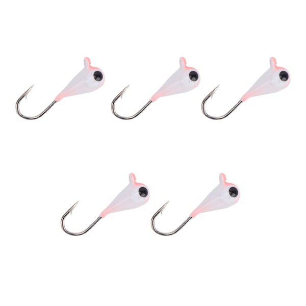 5 kpl Talvikalastus Jigit Sarja Jääkalastuskoukut Viehe ahvenelle Crappie 3mm