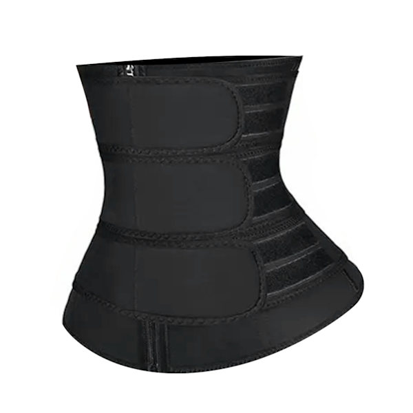 Taljetræning Polyester Lynlås Unisex Multifunktion Taljebind Wrap til Sport Sort XL