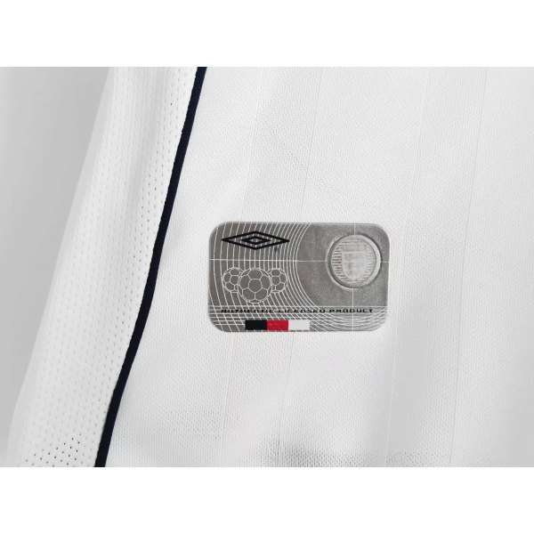 2002 England hemma retro tröja nr 4 Gerrard nr 7 Beckham fotbollströja S