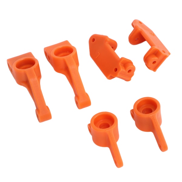 RC Bil Styrekop Bagakselkop med C-navholder til Rustler Stampede Slash 2 Wheel Drive 1/10 RC Bil Orange