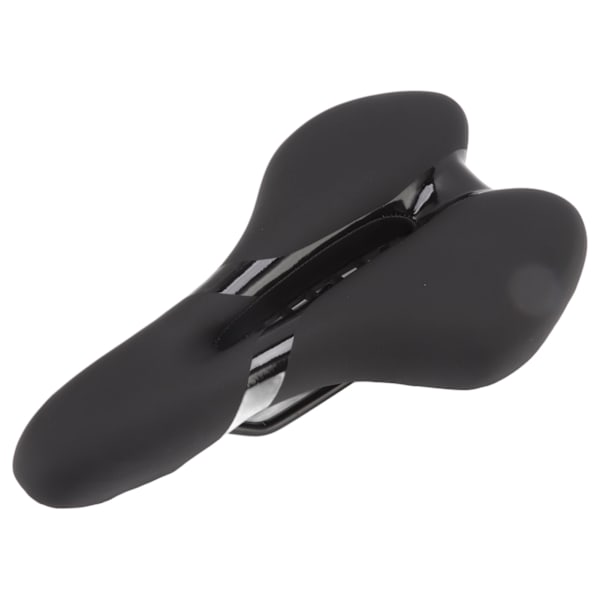 Cykelsits Mjuk Bekväm Hollow Mountain Bike Cushion Folding Cykelsadel Silikon Svart