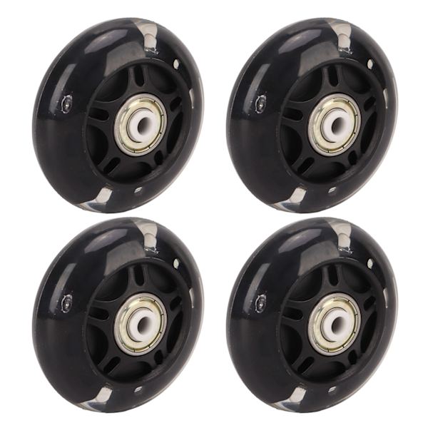 4 ST Inline Skate Flash Wheel Rullskridskor PU-hjul Ersättningsskridskohjul 69mm