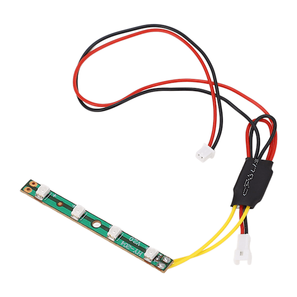 7,4V RC-lysbjelke Rød belysning Høy lysstyrke 4 perler 51 mm lengde for SCY 16103 1/16 RC-biler