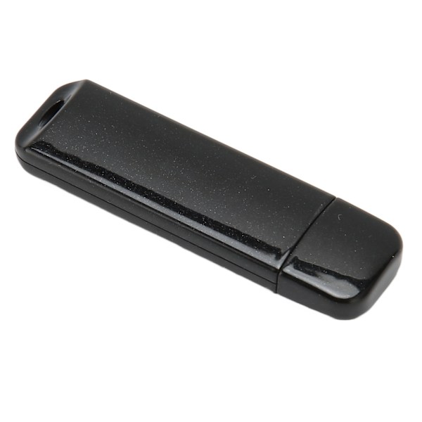Digital USB Stemmeopptaker U Disk Formet AI Intelligent HD Støyreduksjon Stemmeaktivert USB Flash Drive Opptaker Nøytral Engelsk, Svart 16GB