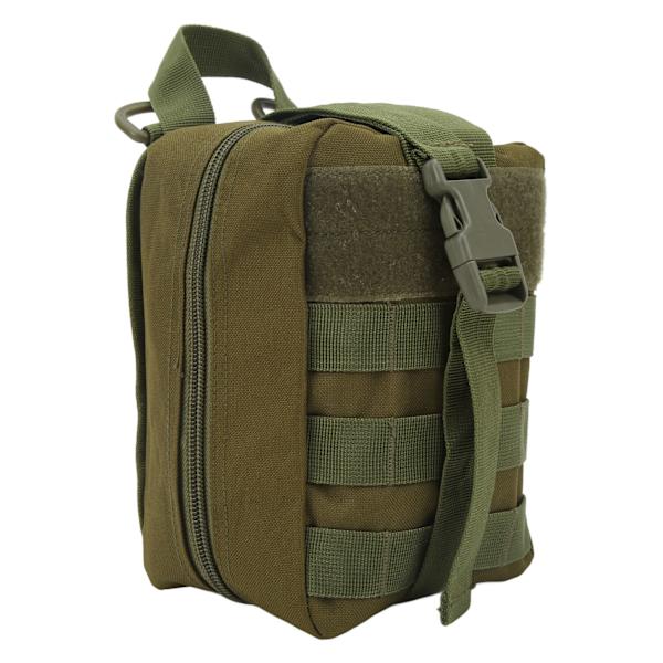 Nylonbälte Molle Midjeväska Multipurpose Outdoor Emergency Survival Molle-påse för vandring Bergsbestigning OD Grön