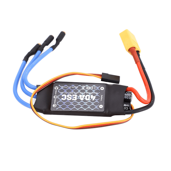 Børsteløs ESC 40A XT60 Plugg Børsteløs ESC for RC Fixed Wing Aircraft Small Quadrotor