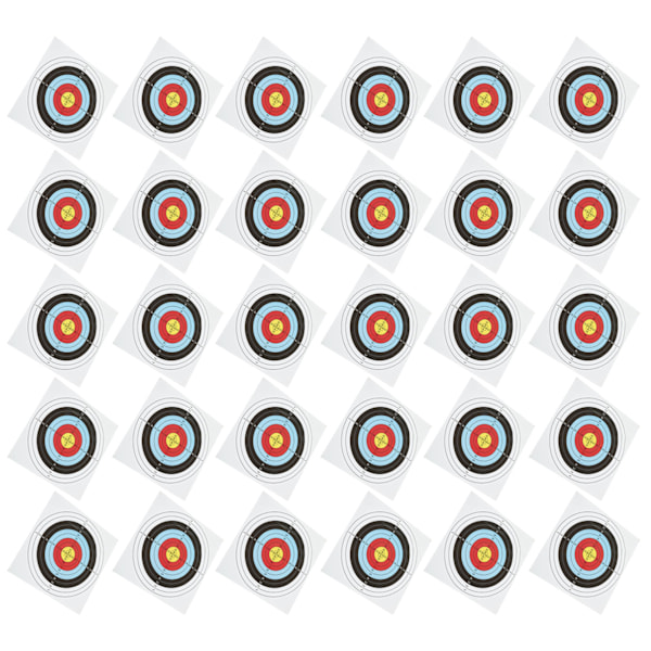 30 stk. bueskydningsmålspapir recurve compound pulley bue helring skydemålspapir