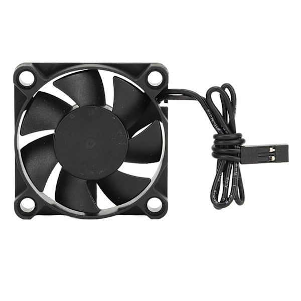 RC Kylfläkt Järn Plast Lätt snabb hastighet RC Motorkylare för 1/10 Traxxas 7,4V Svart 45 X 45 mm