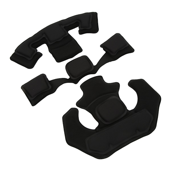 Hjälmkudde Huvudkudde Skyddande 2-lagers Memory Foam Kudde Hjälmkudde Set för WENDY Black