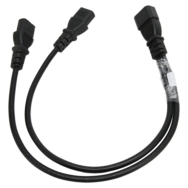 Enkelt C14 til Dobbelt 5 15R C13 Kabel Kort Strøm UPS Server Y Splitter Adapter Kabel til PC Skærm Printer