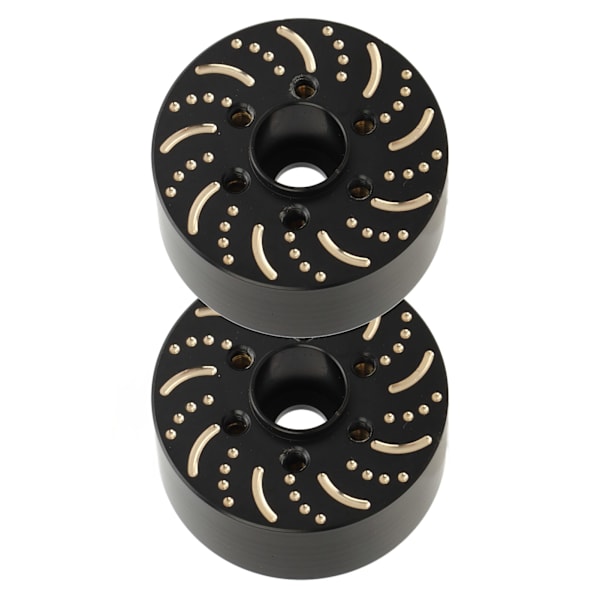 Messinki pyörän painot Messinki 6-reikäinen pyörä Hexnav-sovitin Paino 1,9 tuuman 2,2 tuuman Beadlock-vanteelle 18,5 mm