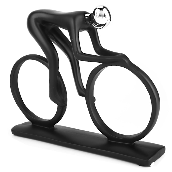 Modern abstrakt cykelryttare skulptur Resin statyett