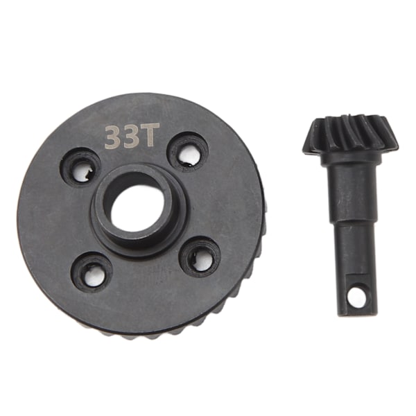 RC Diff Gear Stål Højholdfast RC Differential Ring og Pinion Gear til 1/10 fjernbetjeningsbil 33T 12T