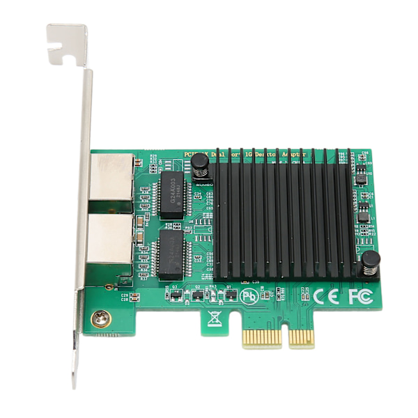 1000M Gigabit Ethernet Netværkskort Dobbelt RJ45 Port 10/100/1000Mbps PCI Express Netværksadapter til Windows