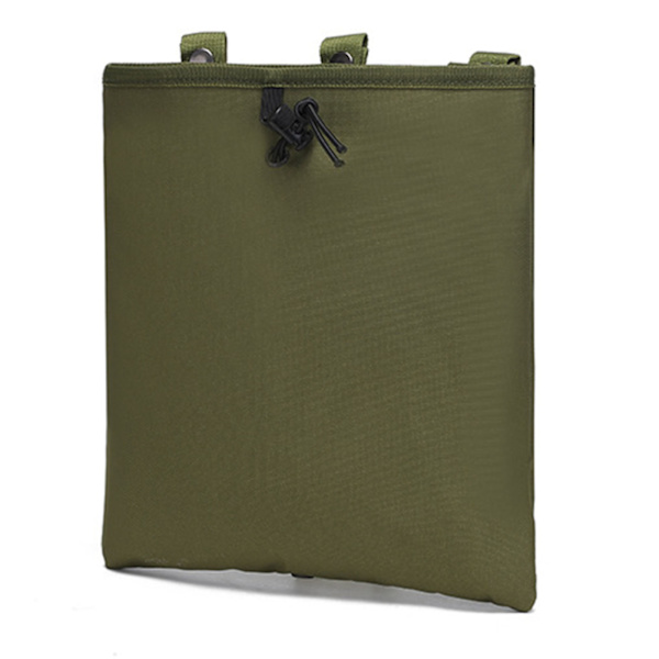 Utomhus Molle Dump Magazine Pouch Stor Molle Recovery Bag Dragstring Utility Pouch Bag för Vandring Reser OD Grön