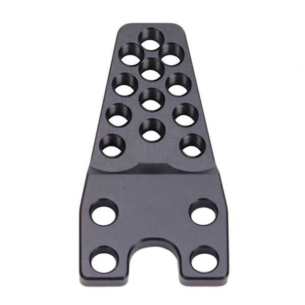 4 kpl Metallinen iskunvaimentimen säätökiinnike tarvikkeet Axial SCX10 1/10 mittakaava RC Crawler Auto Black CA6243