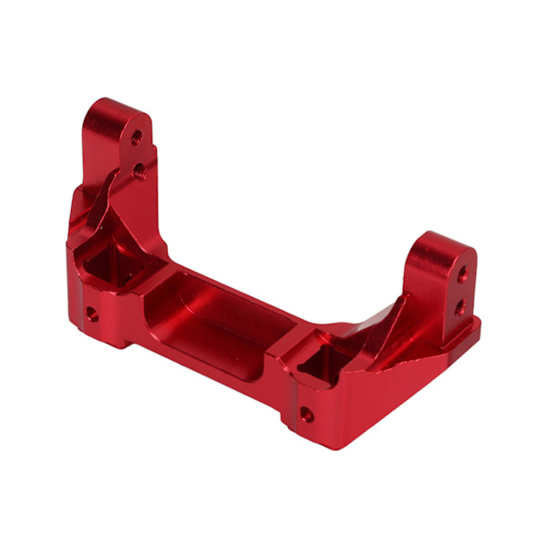 RC Crawler Stötfångarbalk Bakre Kollisionssäker Bas Aluminiumlegering Portal Axeldelar Röd