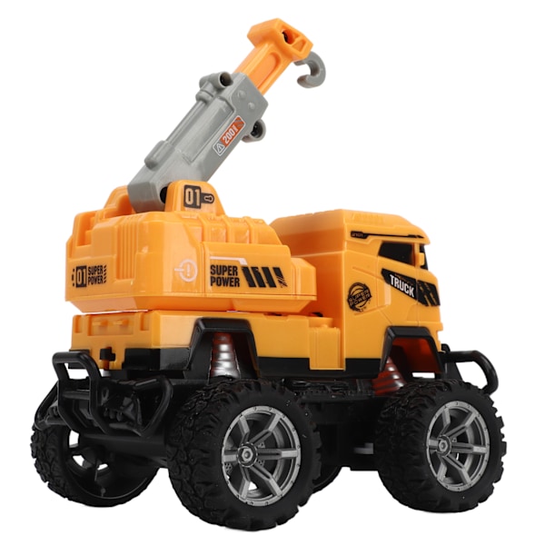 RC Nosturiauto 1:43 Mittakaava 4-kanavainen kumirenkaat Helppo Joustava ohjaus Kaukosäädin Nosturi lasten peleihin perheelle