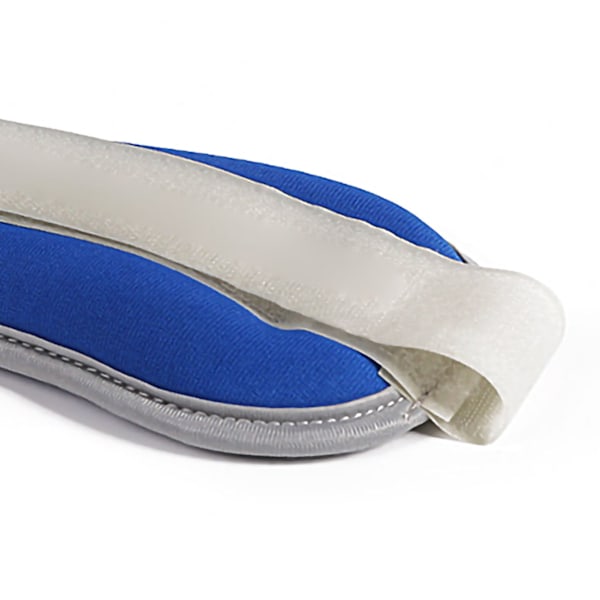 2ST Handled Ankelvikter Styrketräning Osynliga handledsvikter Remmar för löpgymnastik Blå 1kg/35.3oz