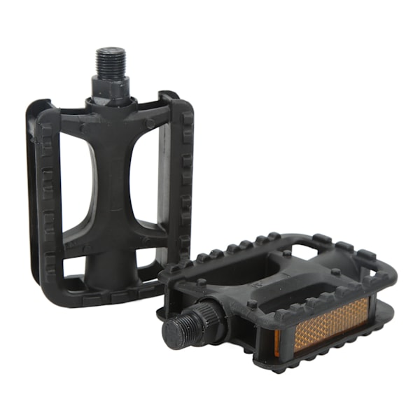 2st cykelfotpedal med reflekterande rand Halkfri Robust plast Mountain Road Bike Pedal Byte