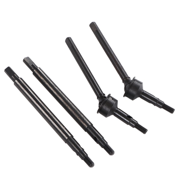 RC etu- ja taka-akselin vaihto Teräs RC CVD-akseli 8 mm:n messinkiadapterilla Traxxas 1/18 autoon musta