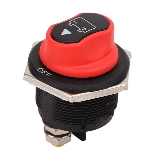 12‑32V Batteri Afbryderkontakt 2 Positioner Mini Batteri Tænd/Sluk Kontakt med 6AWG Kabel til Bil RV Yacht