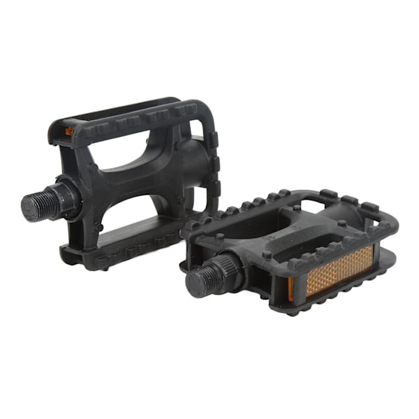 2st cykelfotpedal med reflekterande rand Halkfri Robust plast Mountain Road Bike Pedal Byte