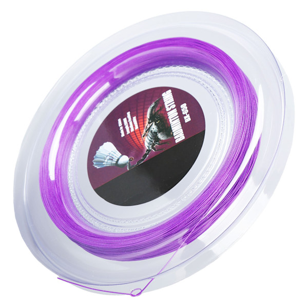 0,72 mm 200 m Badmintonracket String Nylon Badminton Träningsracket String Line BX 650 Lila