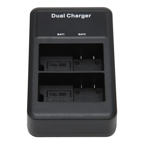 för EN EL15 Batteriladdare 8.4V Dubbel Kameraladdare för Nikon Z5 Z6 Z7 D7000 D750 D800E D810 Kamerabatteri