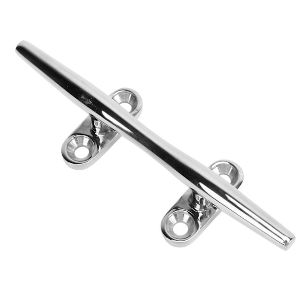Båtklampe Åpen base Heavy Duty 316 rustfritt stål Båtdokk med monteringsskruer for marinebåtdokkdekk SS316‑6 tommer