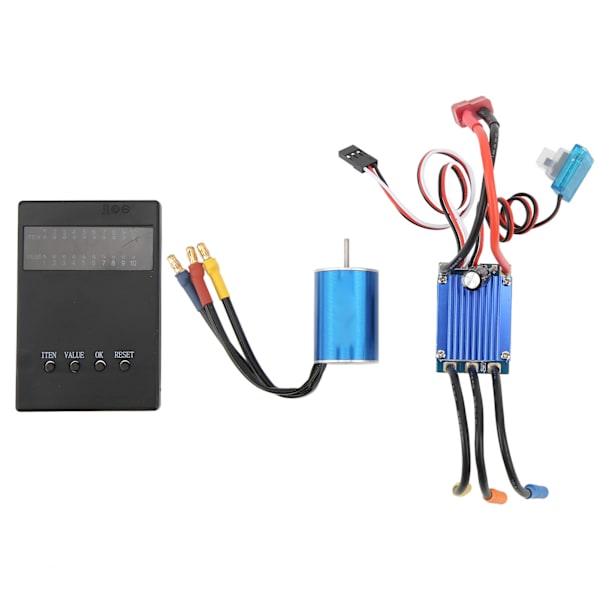 2435 4500KV harjaton moottorin ohjelmointikortti 25A harjaton ESC 1/16 1/18 RC-autoon