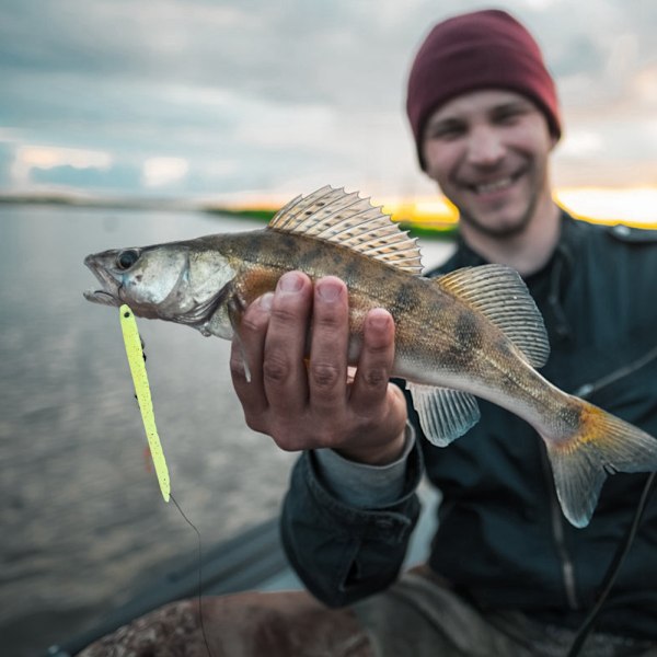 10 stk Silikonkunstig mark Meitemark Myke fiskesluk Agn Tilbehørssett for fiskeutstyr