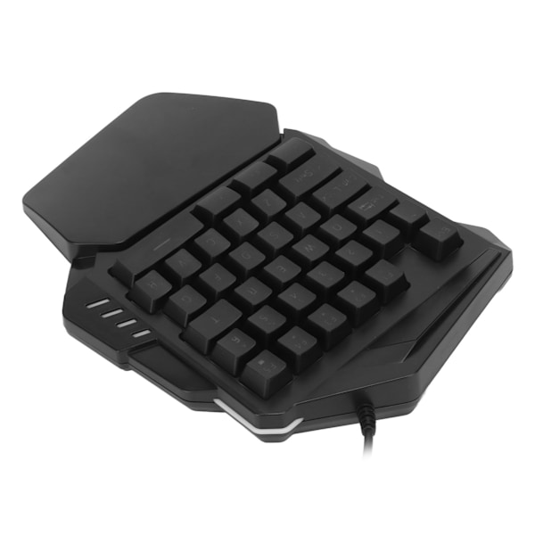 Yksikätinen Peliklaviatura RGB-Taustavalaistus 35 Näppäintä Ergonomisesti Suunniteltu Kannettava Mini Pelimekaaninen Klaviatura