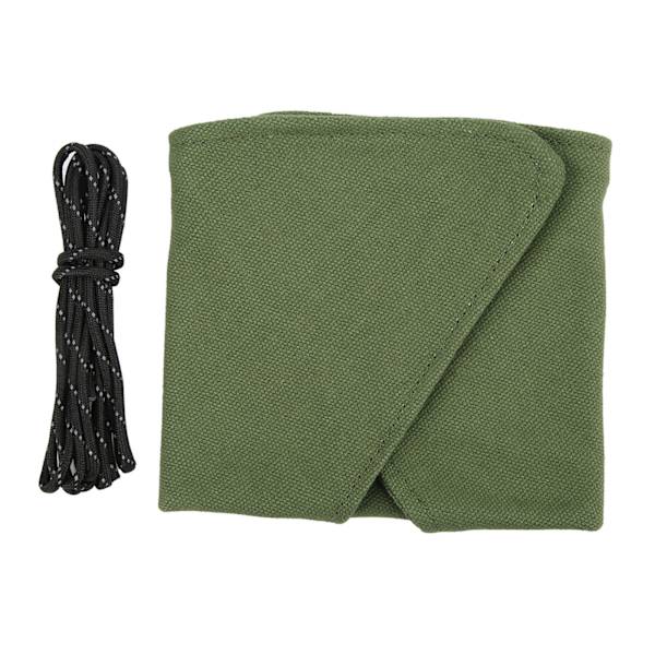 Stativ Pall Duk Vikbar Bärbar Triangel Pall Duk Hantverk Robust Camping Pall Duk för BBQ Party Vandring Militärgrön